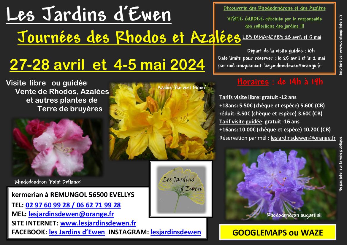 Affiche rhododendrons 2024